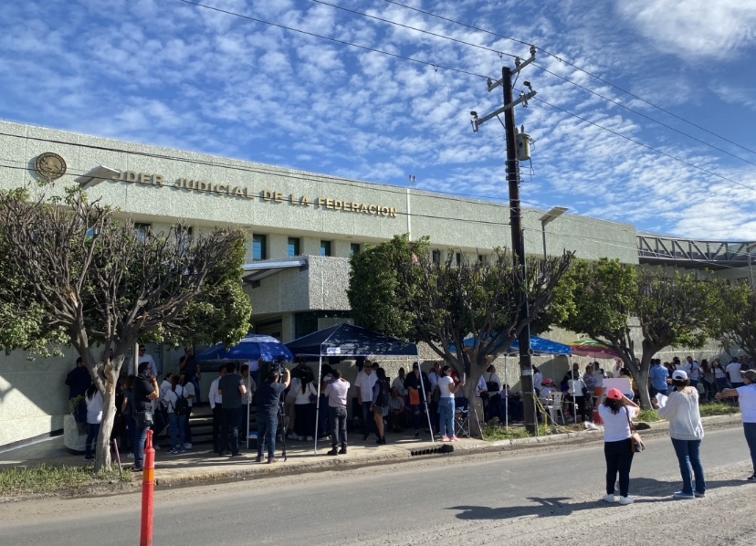 Trabajadores del Poder Judicial de la Federación llevan a cabo el último día de paro nacional.