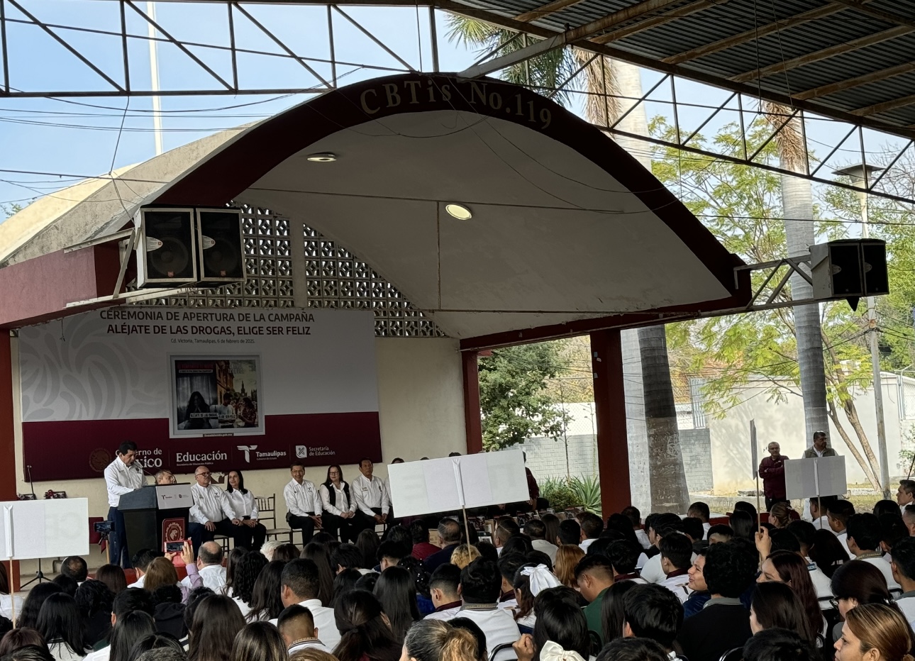 Se realizó la ceremonia de apertura de la campaña aléjate de las drogas, elige ser feliz.