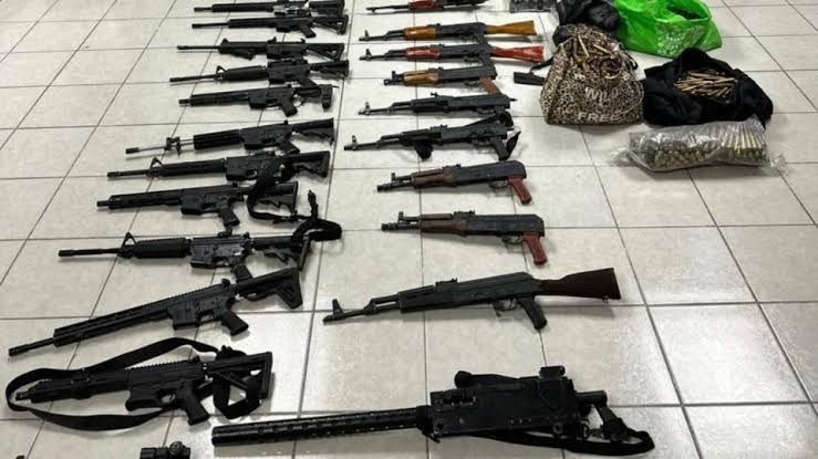 En Tamaulipas semanalmente se decomisan alrededor de 10 armas, por parte de elementos de la Guardia Estatal.
